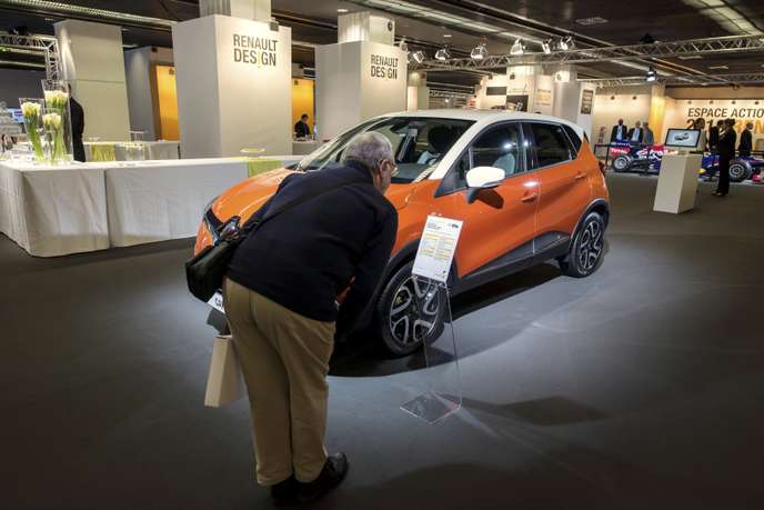 Showroom de presentation des nouveaux vehicules. Renault Captur. Didier MAILLAC/REA / Didier MAILLAC/REA