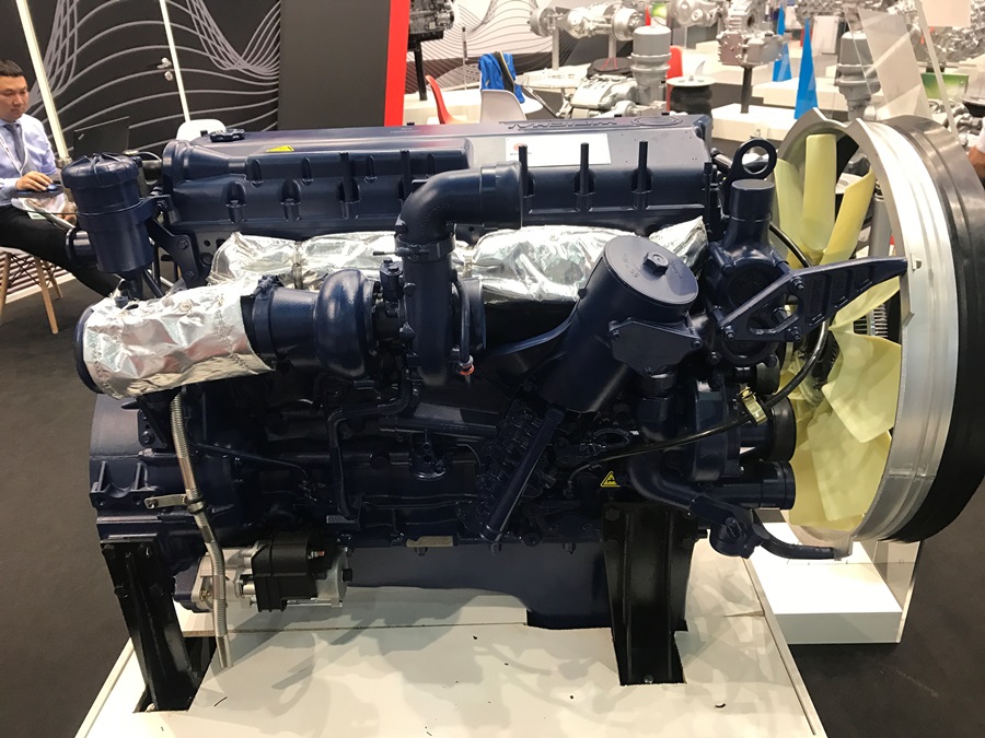 Мотор на выставке COMTRANS 2019